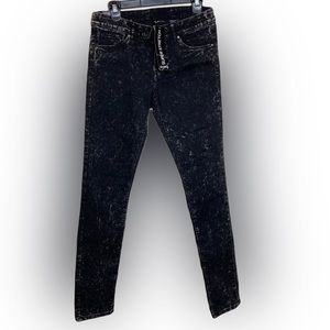 NWT Black Acid Washed Jeans H&M 12